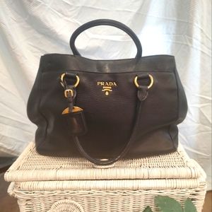 Prada Two Way leather bag